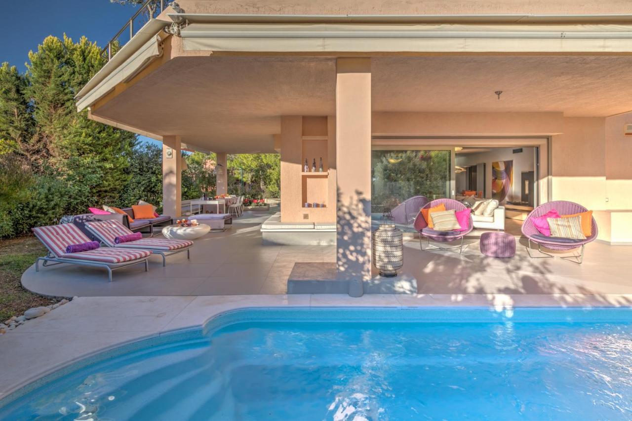 Luxurious Villa Philoxenia Lagonisi Exterior photo